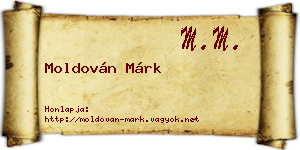 Moldován Márk névjegykártya