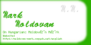 mark moldovan business card